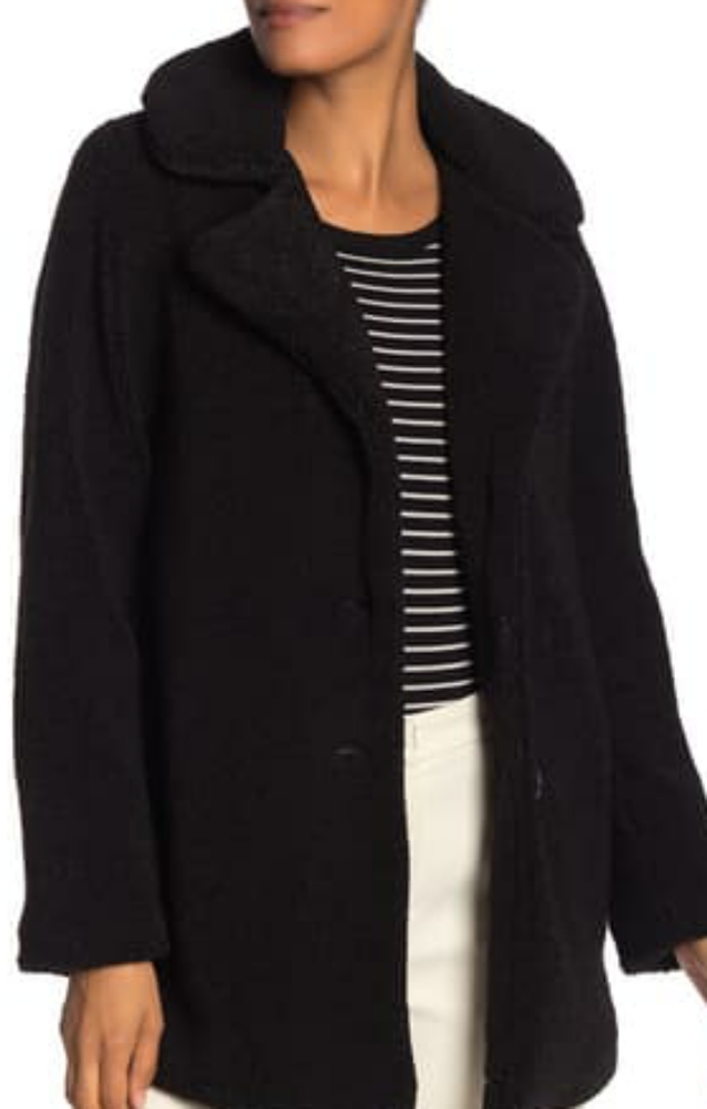 Laundry by Shelli Segal Faux Shearling Coat